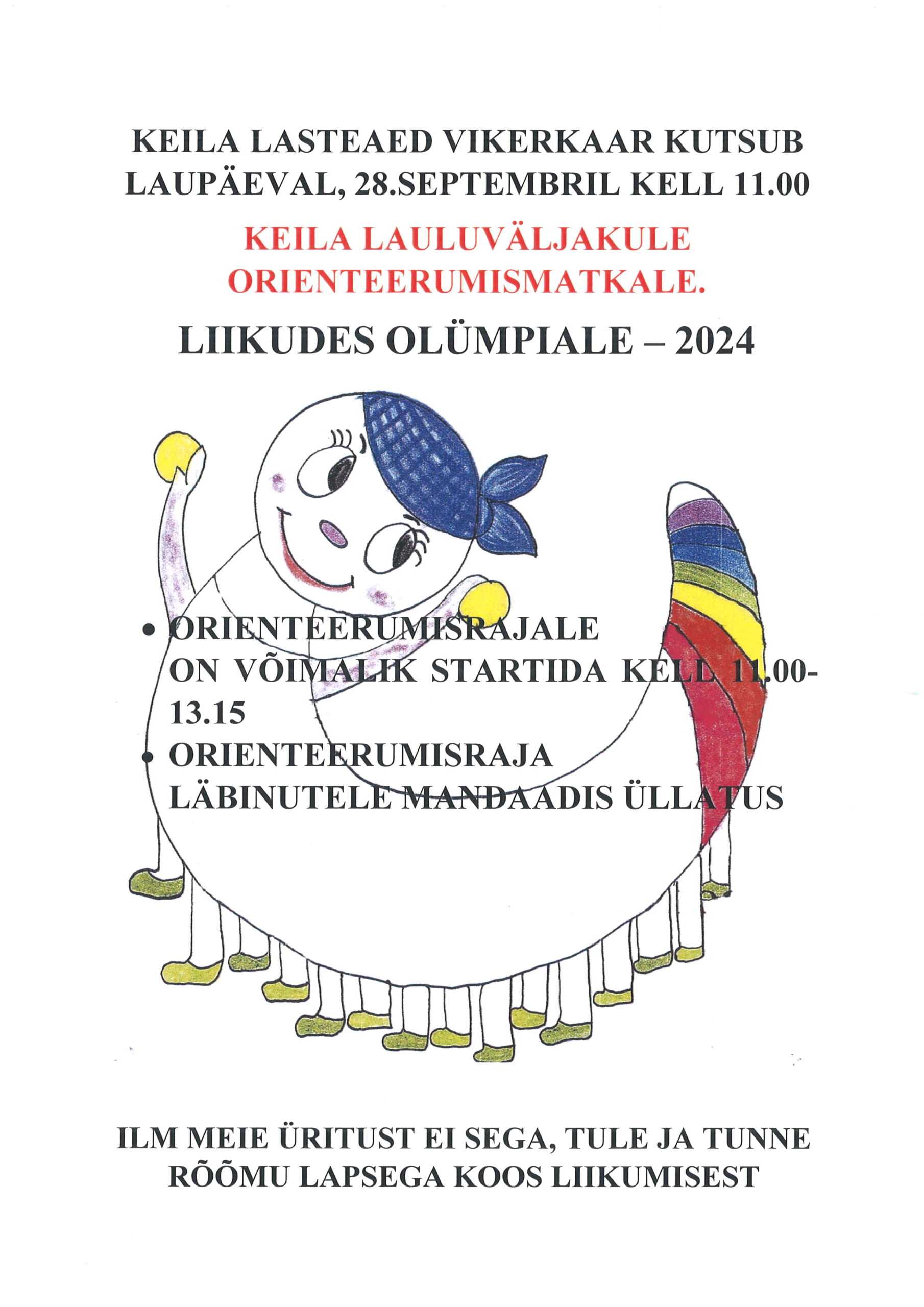 LIIKUDES OLÜMPIALE – 2024